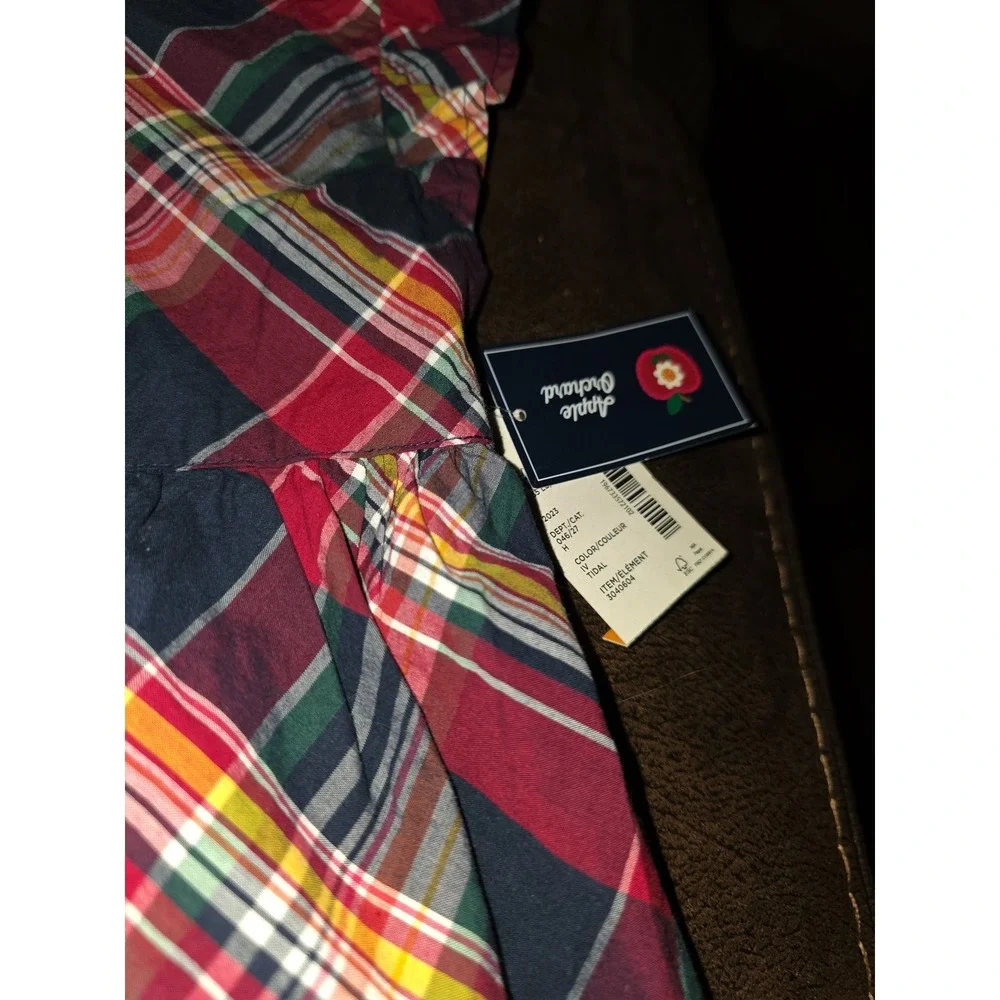 Gymboree apple orchard back to school dress size 3t nwt
